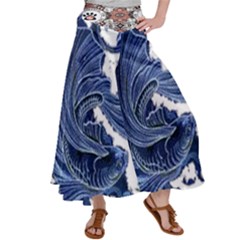 Im Fourth Dimension Colour 79 Satin Palazzo Pants