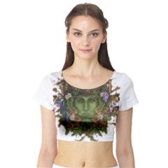 IM Fourth Dimension Colour 84 Short Sleeve Crop Top