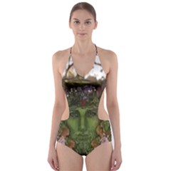 IM Fourth Dimension Colour 84 Cut-Out One Piece Swimsuit