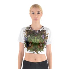 IM Fourth Dimension Colour 84 Cotton Crop Top