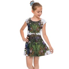 IM Fourth Dimension Colour 84 Kids  Cap Sleeve Dress