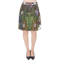 IM Fourth Dimension Colour 84 Velvet High Waist Skirt