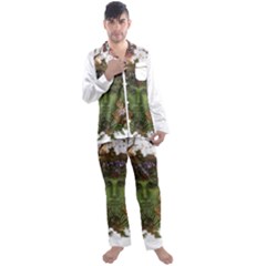 IM Fourth Dimension Colour 84 Men s Long Sleeve Satin Pajamas Set