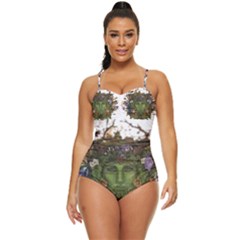 IM Fourth Dimension Colour 84 Retro Full Coverage Swimsuit