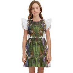 IM Fourth Dimension Colour 84 Kids  Winged Sleeve Dress