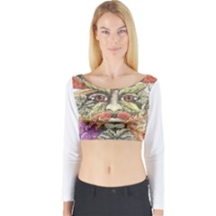 IM Fourth Dimension Colour 85 Long Sleeve Crop Top