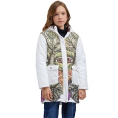 IM Fourth Dimension Colour 85 Kid s Hooded Longline Puffer Jacket