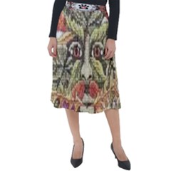 IM Fourth Dimension Colour 85 Classic Velour Midi Skirt 