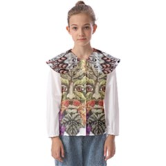 IM Fourth Dimension Colour 85 Kids  Peter Pan Collar Blouse