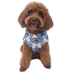 Blue And White Ornament Damask Vintage Dog Sweater by ConteMonfrey