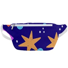 Star Abstract Pattern Wallpaper Waist Bag  by Wegoenart