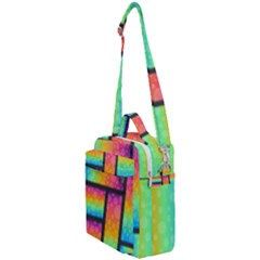 Background Colorful Abstract Crossbody Day Bag by Wegoenart