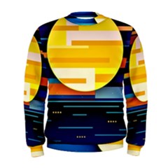 Background Abstract Horizon Men s Sweatshirt