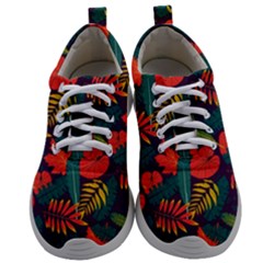 Leaves Pattern Wallpaper Seamless Mens Athletic Shoes