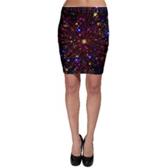 Abstract Background Star Wallpaper Bodycon Skirt by Wegoenart