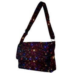 Abstract Background Star Wallpaper Full Print Messenger Bag (l)