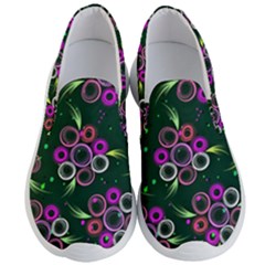 Floral Pattern Non Seamless Flower Men s Lightweight Slip Ons by Wegoenart