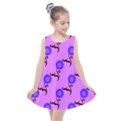 Illustration Flower Floral Design Pattern Kids  Summer Dress