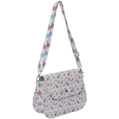 Easter Bunny Pattern Hare Saddle Handbag