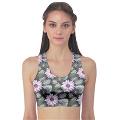 Flower  Petal  Spring Watercolor Sports Bra