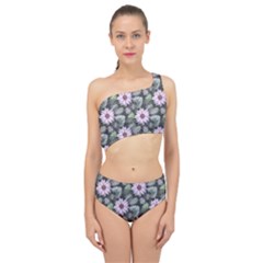 Flower  Petal  Spring Watercolor Spliced Up Two Piece Swimsuit