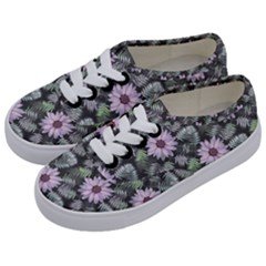 Flower Petal Spring Watercolor Kids  Classic Low Top Sneakers by Ravend