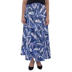 Butterflies Motif Collage Pattern Flared Maxi Skirt by dflcprintsclothing