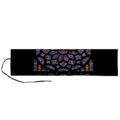 Chartres Cathedral Notre Dame De Paris Amiens Cath Stained Glass Roll Up Canvas Pencil Holder (l) by Wegoenart