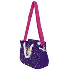 Dots And Stars Rope Handles Shoulder Strap Bag