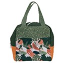 tropical polka plants 2 Boxy Hand Bag View1