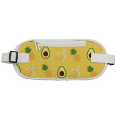 Pineapple Banana Fruit Pattern Rounded Waist Pouch