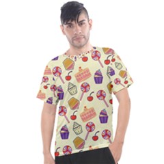 Cupcake Pattern Lollipop Men s Sport Top by Wegoenart