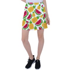 Watermelon Pattern Fruit Summer Tennis Skirt by Wegoenart