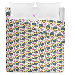 Sweet Dessert Food Cake Pattern Duvet Cover Double Side (queen Size) by Wegoenart