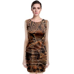 Fractal Render 3d Honeycomb Classic Sleeveless Midi Dress by Wegoenart