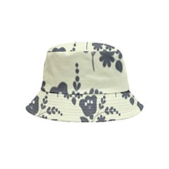 Floral Flower Flowers Roses Rose Wallpaper Floral Bucket Hat (kids) by Wegoenart