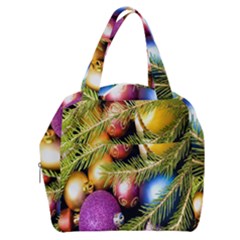 Background Of Christmas Decoration Boxy Hand Bag by artworkshop