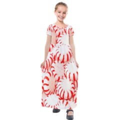 Candy Kids  Short Sleeve Maxi Dress by artworkshop