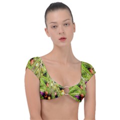 Christmas Candy 2 Cap Sleeve Ring Bikini Top