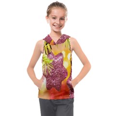 Christmas Decoration 5 Kids  Sleeveless Hoodie by artworkshop