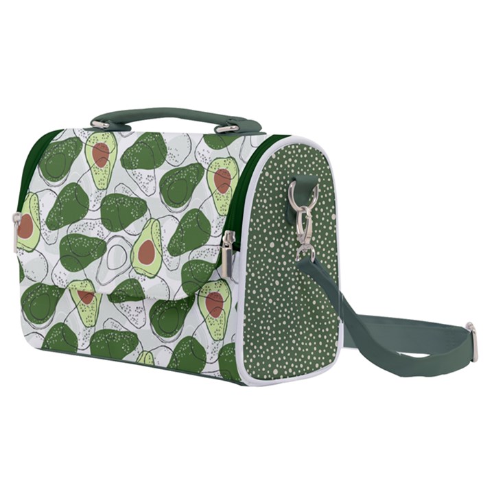 avocado pattern Satchel Shoulder Bag