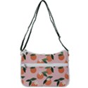 tropical polka plants 4 Zip Up Shoulder Bag View3