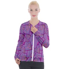 Abstract-1 Casual Zip Up Jacket