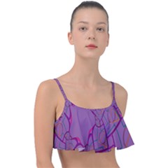 Abstract-1 Frill Bikini Top by nateshop