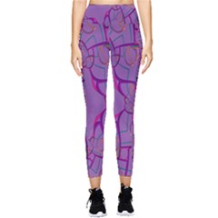 Abstract-1 Pocket Leggings  by nateshop