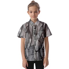 Abstract-black White (1) Kids  Short Sleeve Shirt by nateshop