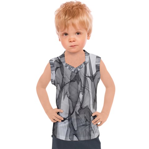 Abstract-black White (1) Kids  Sport Tank Top by nateshop