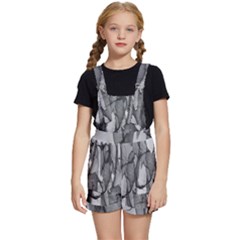 Abstract-black White (1) Kids  Short Overalls by nateshop