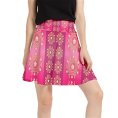 Background-15 Waistband Skirt by nateshop