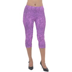 Background-17 Lightweight Velour Capri Leggings 